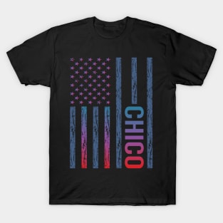 Blue Red Flag - Chico T-Shirt